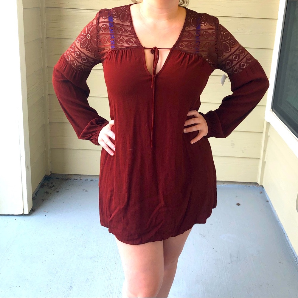 Beautiful lace cut out dress